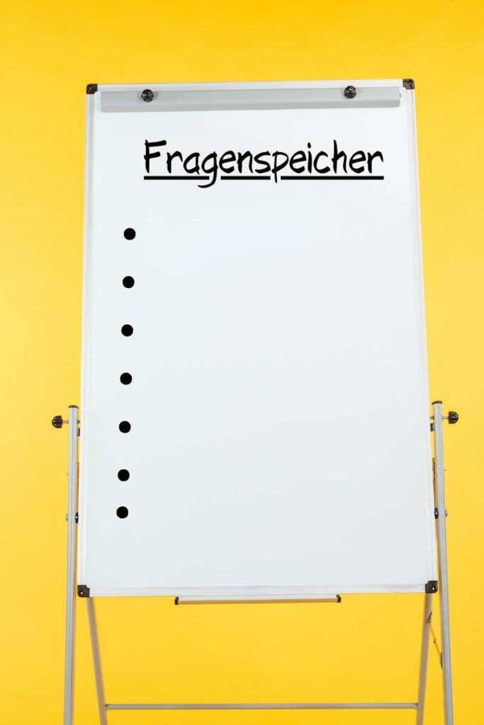 Flipchart als Fragenspeicher nutzen