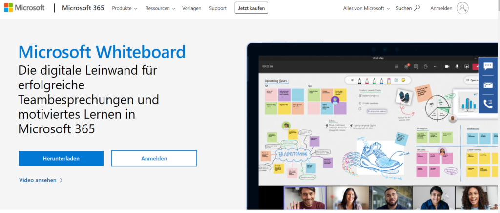 Meeting und Workshopvorlage - persönliche Notizen für den Moderator