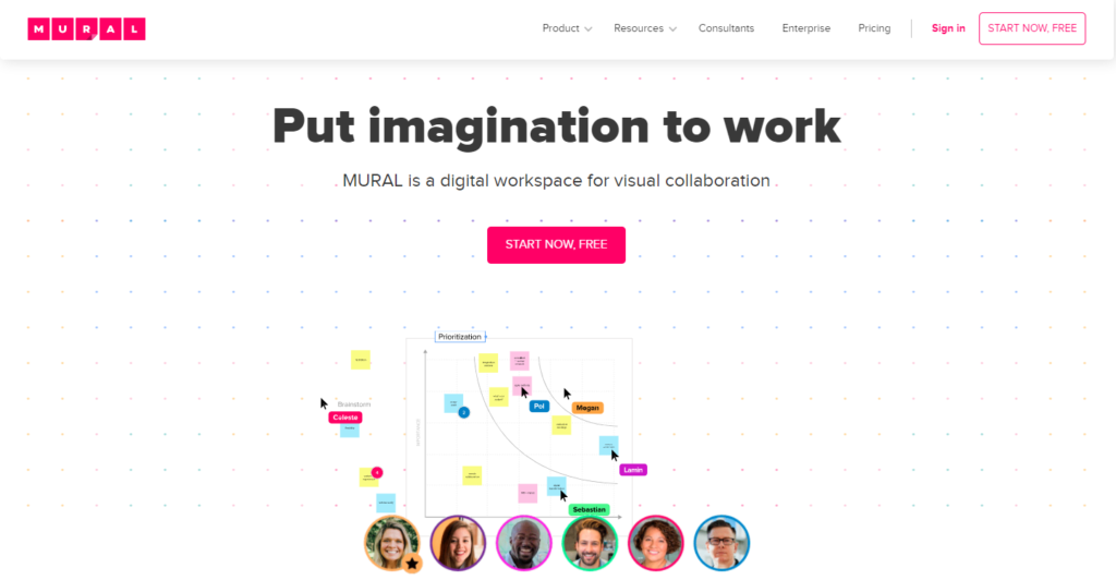 Online Whiteboard Mural - Startseite